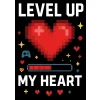 T-shirt z nadrukiem na Walentynki Level Up My Heart